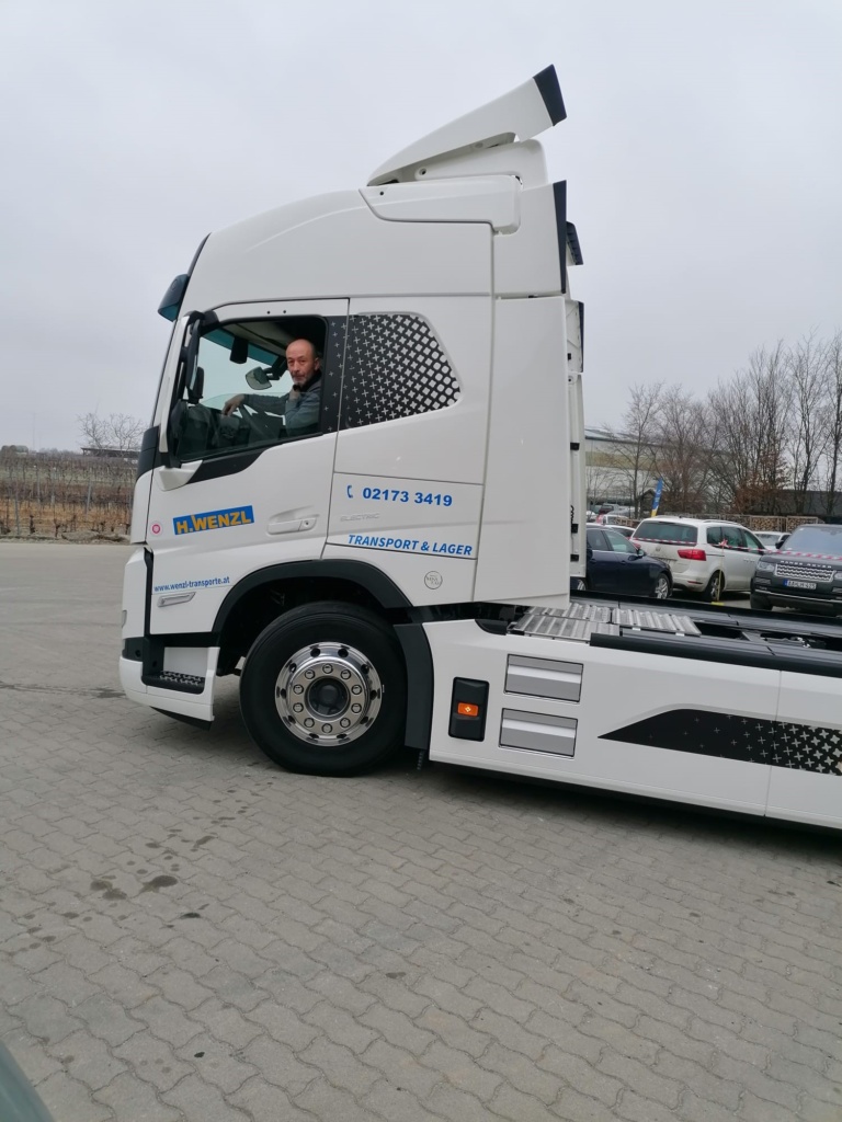 Erster Schwer-E-Lkw im Burgenland – kombiniert mit E-Kühlauflieger – völlig CO2-neutral